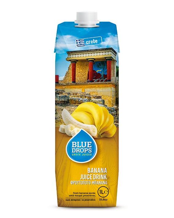 藍依洛BlueDrops香蕉果汁飲料(1L)(圖1)